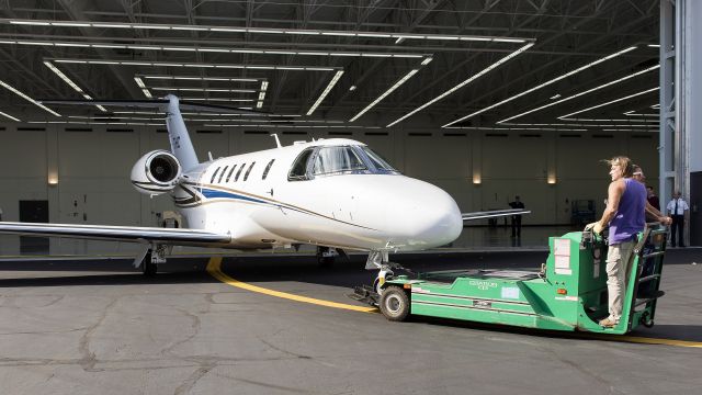 Cessna Citation CJ1 (ZJ-THC) - Cessna CJ4 Serial # 200 also 1st aircraft on new Jersey British Isles Register