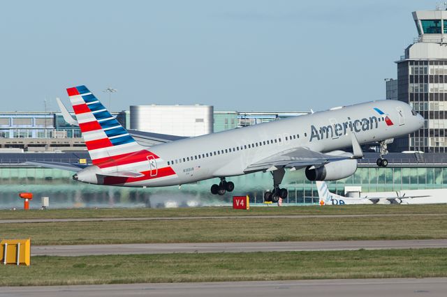 Boeing 757-200 (N188AN) - A regular visitor to MAN from JFK and ORD, here departing to JFK as AAL211.