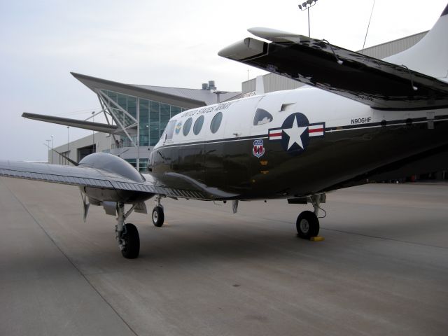 Beechcraft King Air 90 (N906HF) - This U-21G was decommissioned in 1997