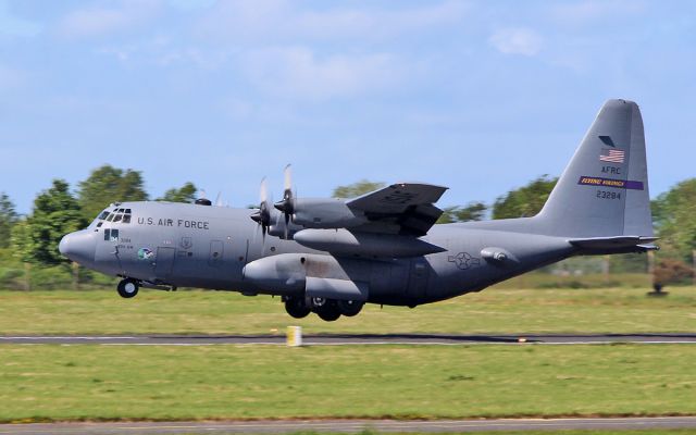 Lockheed C-130 Hercules (92-3284) - rch527 usaf flying vikings c-130h 92-3284 about to land at shannon 16/5/17.