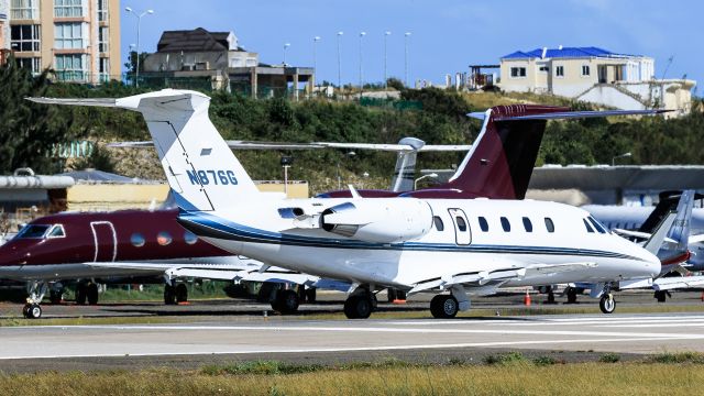 Cessna Citation III (N876G) - N876G departing TNCM St Maarten.