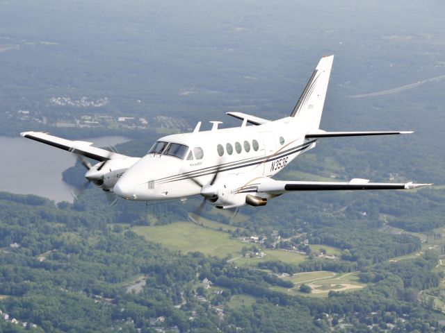 Beechcraft King Air 100 (N3536) - Photo courtesy of George Haines.