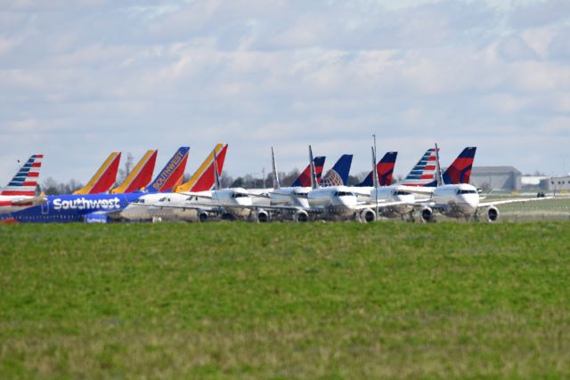 Embraer 175 — - Republic has 31 E-Jets parked at IND due Coronavirus