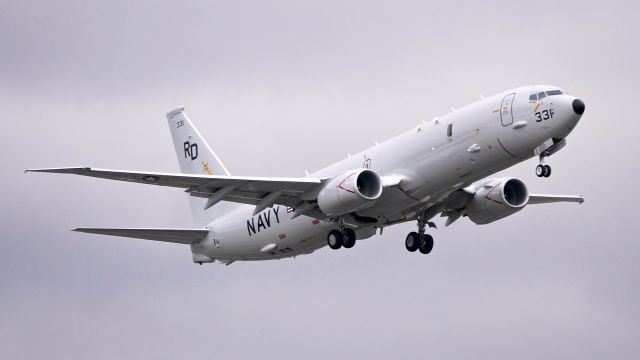 Boeing P-8 Poseidon (16-9331) - A U.S. Navy P8-A Poseidon (ser#169331 / ln 6356 / cn 62297) on rotation from Rwy 16R after a touch/go landing on 11.16.17. The aircraft is attached to VP-47 based at NAS Whidbey Island, WA.