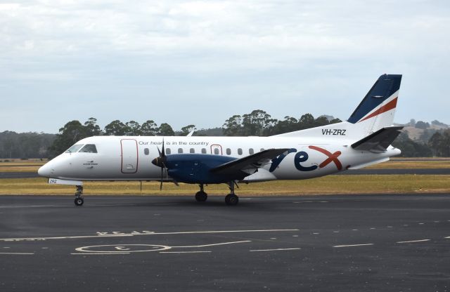 Saab 340 (VH-ZRZ) - Rex Saab 340B VH-ZRZ (msn 388) at Wynyard, Tasmania, Australia. 11 March 2024.