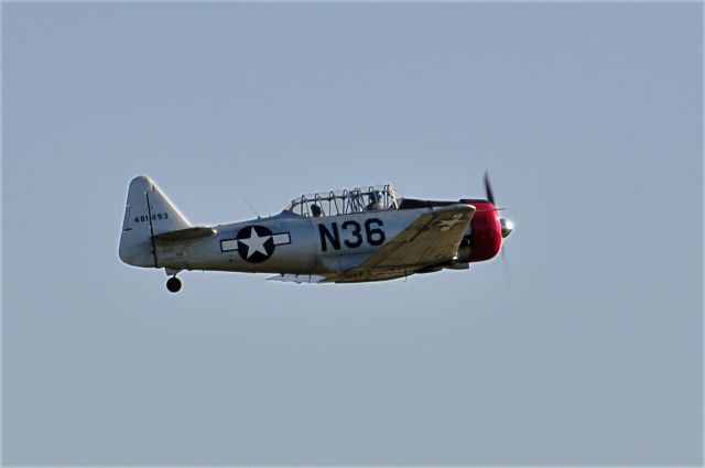 North American T-6 Texan (N36) - Seen at KFDK on 11/7/2009.      a href=http://discussions.flightaware.com/profile.php?mode=viewprofile&u=269247  [ concord977 profile ]/a