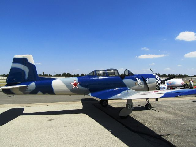 NANCHANG PT-6 (N427KC) - 1985 Nanchang CJ-6A on display, Fullerton Airport Day, 5.13.2017