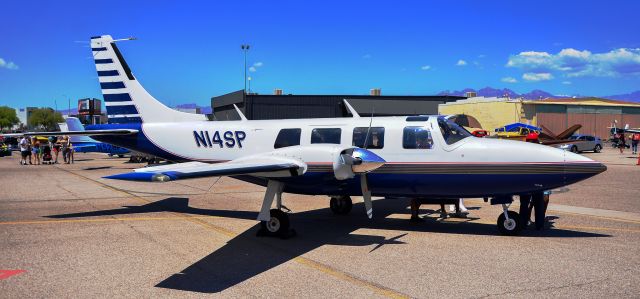 Piper Aerostar (N14SP) - N14SP 1978 SMITH AEROSTAR 601P s/n 61P-0494-202 - North Las Vegas Airport 2023 Aviation Open Housebr /North Las Vegas Airport  KVGTbr /Photo: TDelCorobr /June 3, 2023