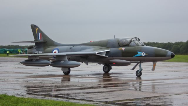 — — - Bruntingthorpe Cold War Jets 30 August 2015 XL565 Hawker Hunter T7