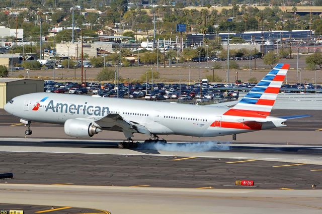 Boeing 777-200 (N788AN) - American 777-223 N788AN at Phoenix Sky Harbor on December 16, 2019. 