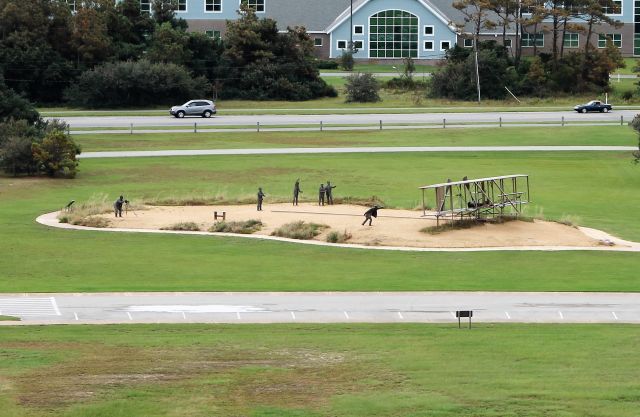 — — - Where it all started... Kill Devil Hills, NC   Wright Brothers Memorial