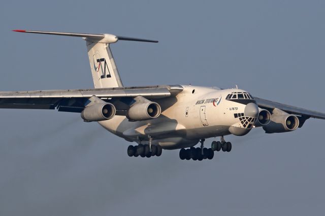 RA-76386 — - IL-76 landing at Eindhoven airport