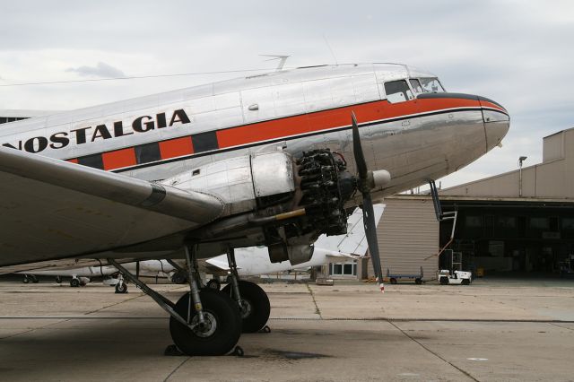 Douglas DC-3 (VH-TMQ) - Parked up at Essendon 3 October 2008