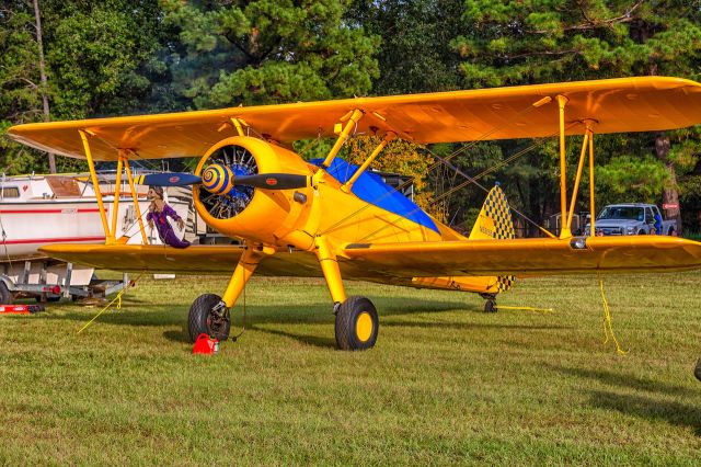 Boeing PT-17 Kaydet (N53155) - 2020 Flying M Ranch Fly-In in Reklaw, Texas.