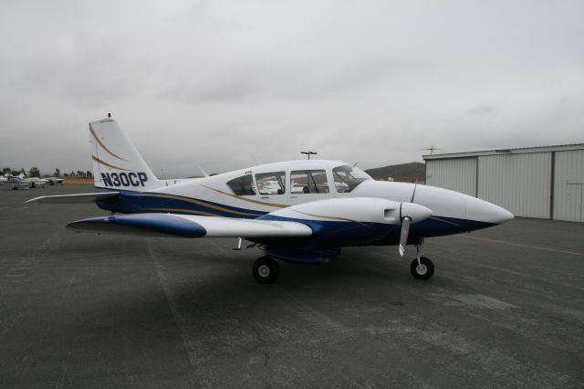 Piper Apache (N30CP) - Charter aircraft out of F70, Murrieta/ Temecula CA. 5 passengers.