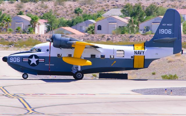 Grumman HU-16 Albatross (N3HU) - This photo was taken from The Landing at Henderson Executive Airport. After many times of seeing this very plane depart and arrive at KHND, I finally caught it.br /br /Shes a 63-year-old Grumman HU-16 Albatross.