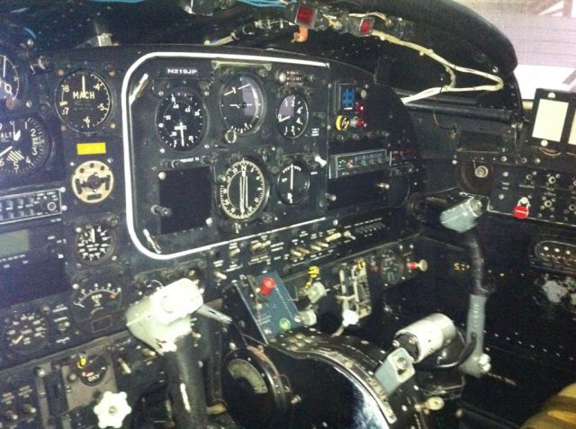 N219JP — - Panel on a Jet Provost at KTXK