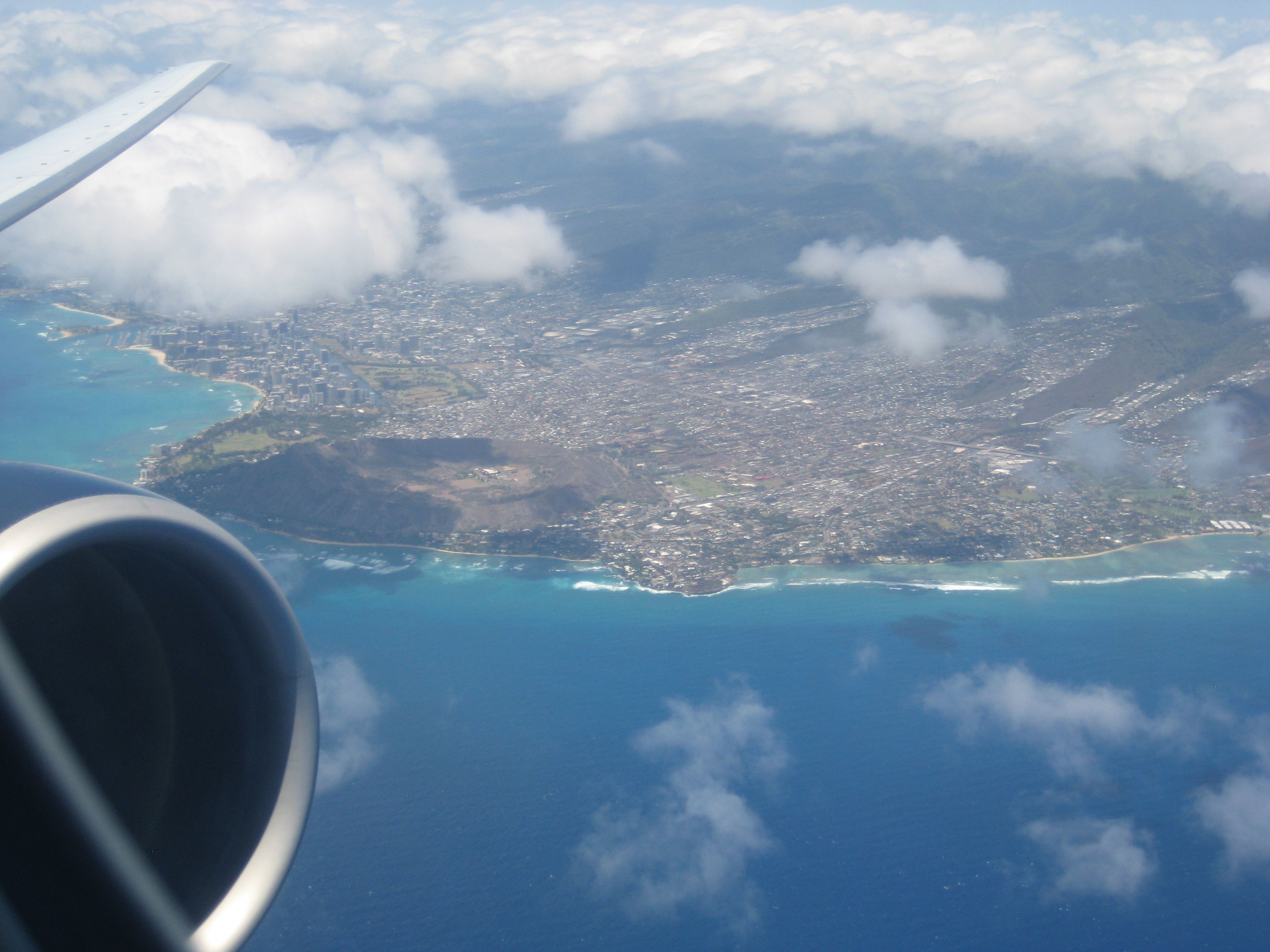 Boeing 777 (777HNLLAX) - Credit goes to my wife she was at the window, thanks beautiful