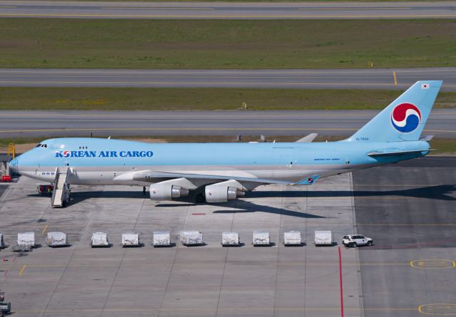 Boeing 747-400 (HL7600) - Seen from above