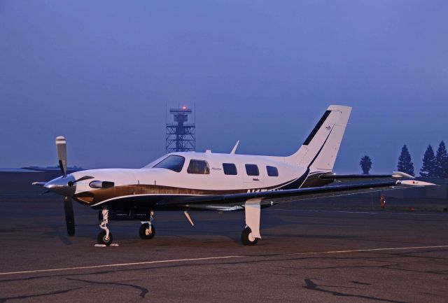 Piper Malibu Mirage (N171HP) - Parked at Merced Regional Airport