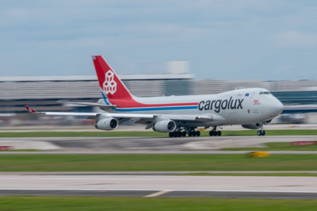 Boeing 747-200 (LX-ICL) - Cargolux never disappoints with its B747 takeoff