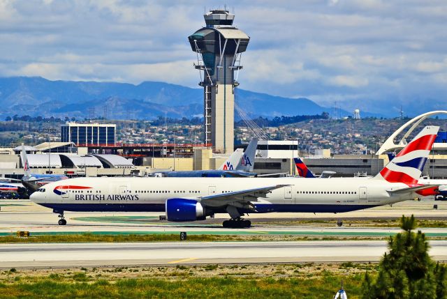 BOEING 777-300 (G-STBC) - G-STBC British Airways Boeing 777-36N/ER (cn 38287/901)  Los Angeles International Airport (IATA: LAX, ICAO: KLAX, FAA LID: LAX) TDelCoro April 11, 2012