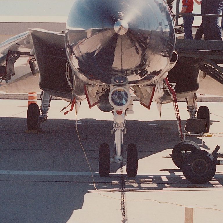 Grumman F-14 Tomcat — - Nose picture of F-14 on display at the KFWH Air Show