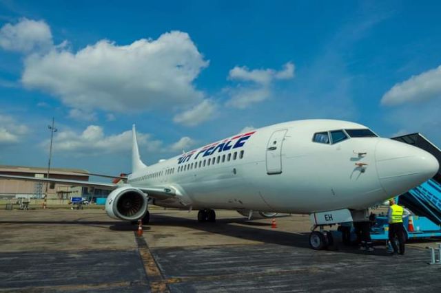 Boeing 737-700 (TS-IEH) - DNMM maintenance check.