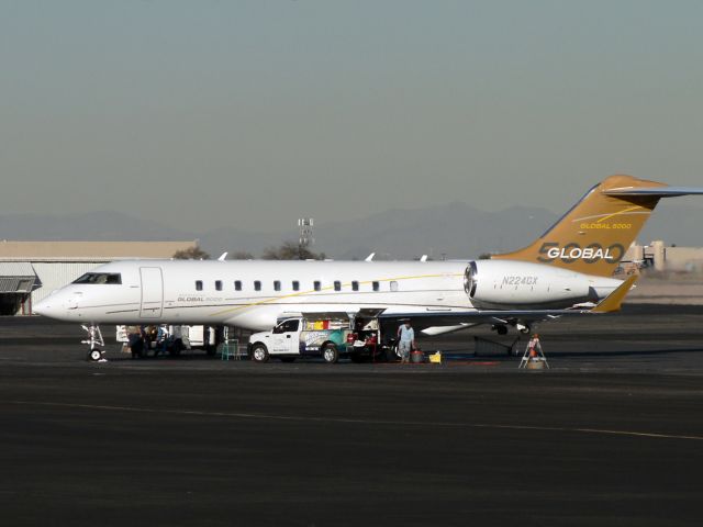 Bombardier Global 5000 (N224GX) - Feb. 3, 2008