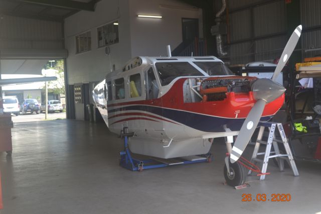 GIPPSLAND GA-8 Airvan (VH-MTR) - Gipps Aero GA8, VH-MTR, fully refurbished and sold to MAF in South America. To be operated by MAF Netherlands. Photo 25th March 2020 at Mareeba.