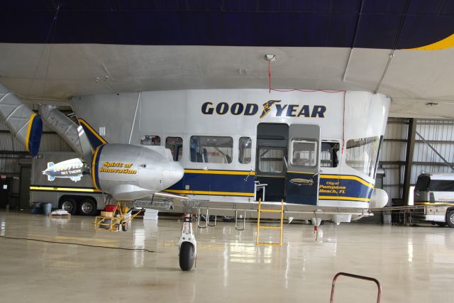 N4A — - The cockpit of the Spirit of Innovation blimp, 2011.