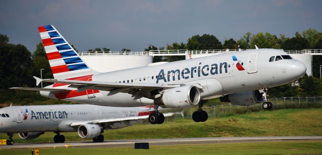 Airbus A319 (N717UW) - Enjoying a sunny day at CLT on 9/22/18 - baby Bus putting on a show.