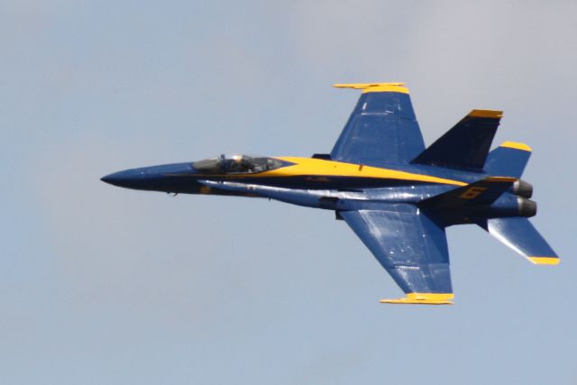 McDonnell Douglas FA-18 Hornet (BLUE6) - Blue Angels at the 2012 Florida International Airshow