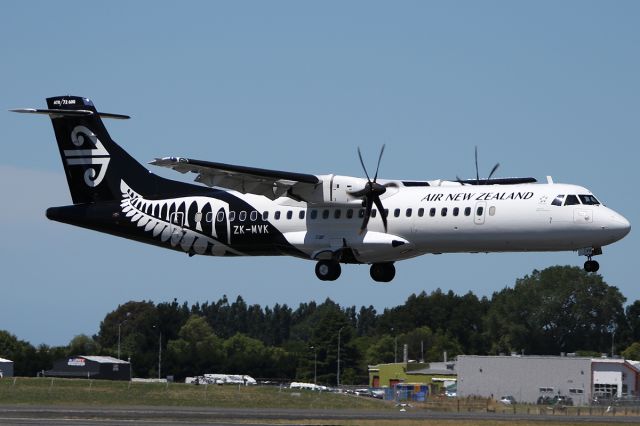 ATR ATR-72 (ZK-MVK) - on 24 December 2016