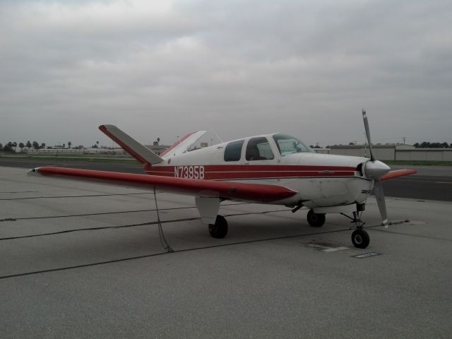 Beechcraft Bonanza (36) (N7395B) - VISITING FULLERTON MUNICIPAL AIRPORT