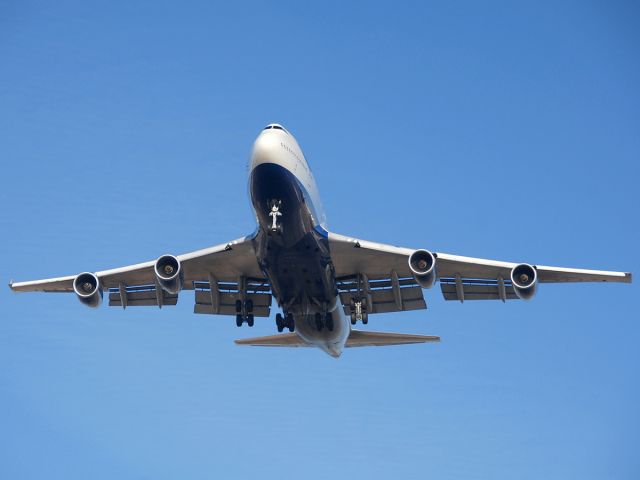 Boeing 747-400 — - British Airways flight 289 on approach to land on Runway 26 at Phoenix Sky Harbor Airport