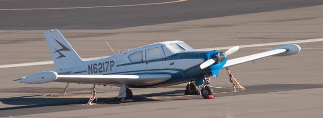 Piper PA-24 Comanche (N6217P) - Parked near El Aero on the northwest side of the airport at Carson City