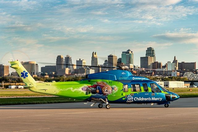 Sikorsky S-76 (N919CM) - SIKORSKY S-76C++ br /Children's Mercy Critical Care Transport, Kansas City, MO 