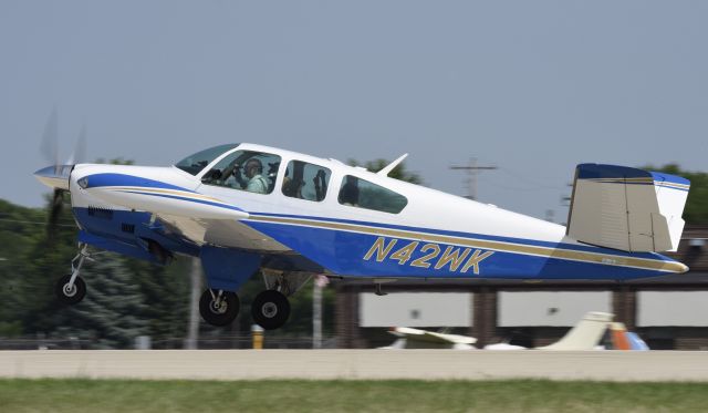 Beechcraft 35 Bonanza (N42WK) - Airventure 2019