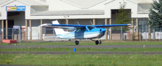 N34448 — - N34448 landing at Albany, Oregon afternoon of 7th May 2018.