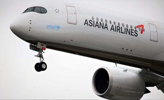 Airbus A350-900 (HL8381) - Short Final  ICN-SEA  5-21-21
