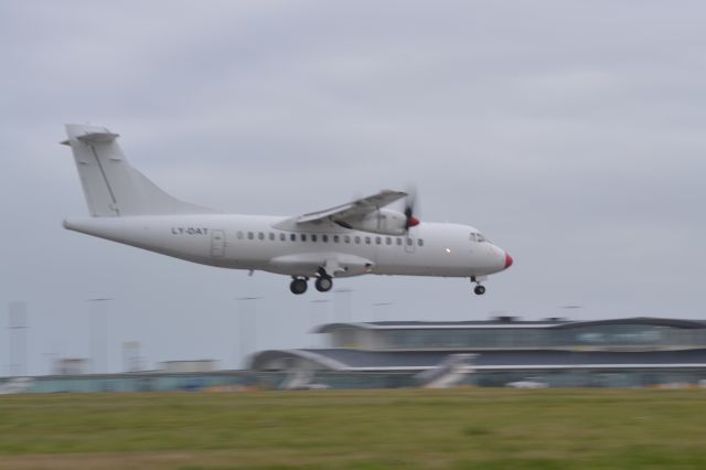 LY-DAT — - Short-term charter, about a month, by Blue Islands as they were an aircraft down following the scrapping of G-ISLG