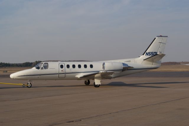 Cessna Citation II (N550LH) - this aircraft is used as a lifeguard flight out of Heatland Aviation at KEAU