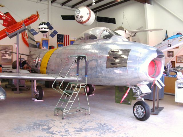 North American F-86 Sabre (55-3937) - On display at the Western Museum of Flight