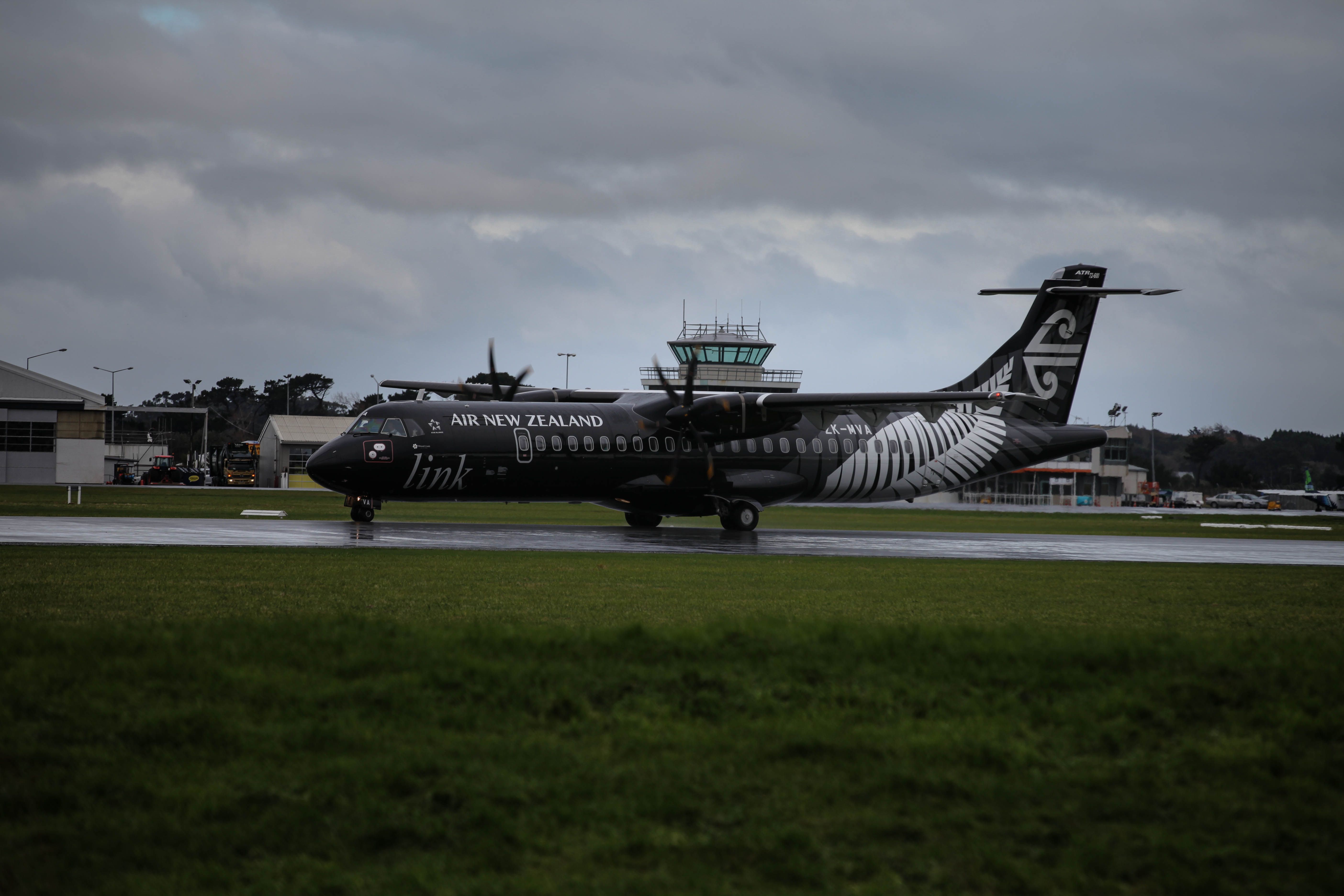 ATR ATR-72 (ZK-MVA) - ATR 72 600 at Invercargill New Zealand leaving for Christchurch. 9th May 2014