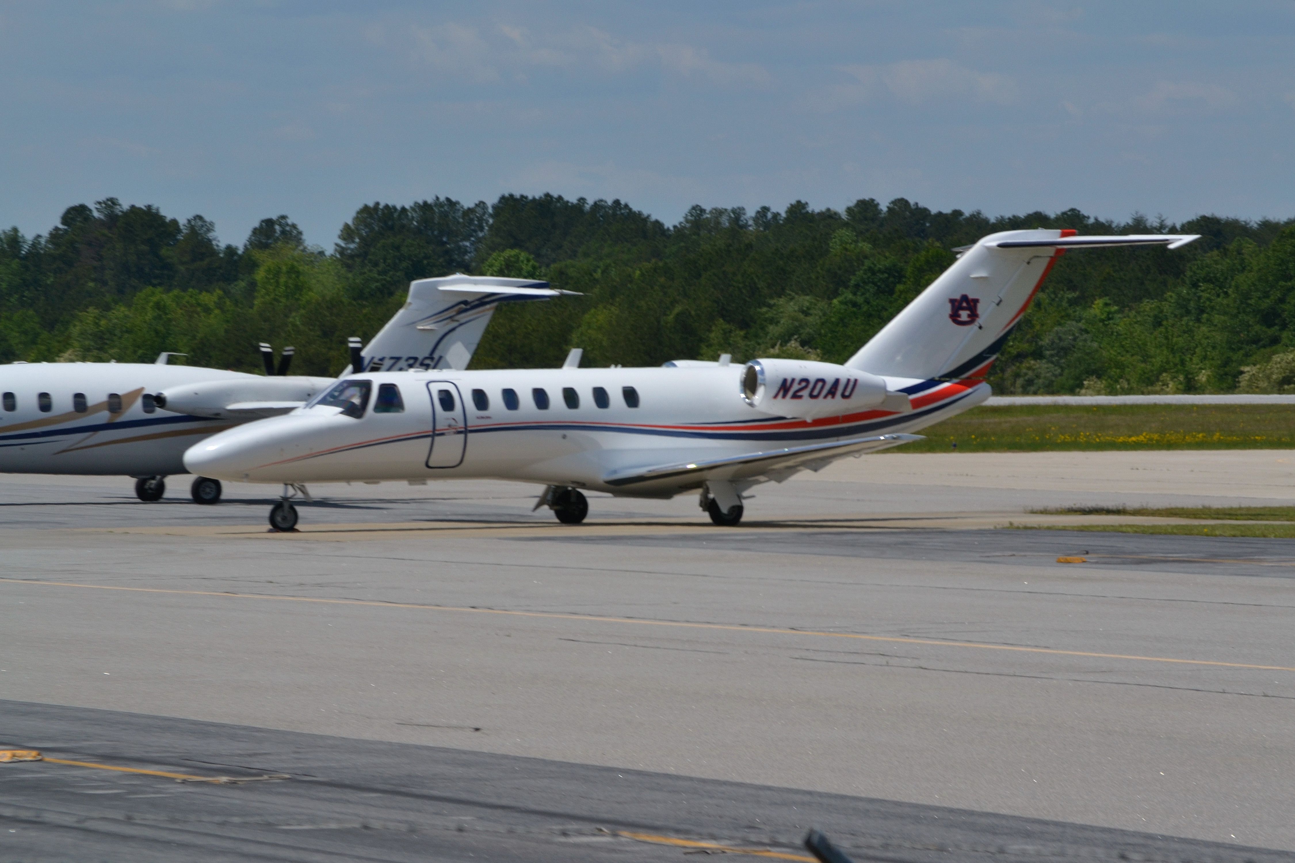 Cessna Citation CJ3 (N20AU) - Auburn plane at Clemson........