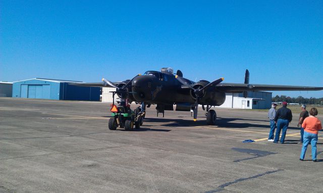 N5548N — - B-25 Mitchell at Hesler Noble Field, Laurel, MS