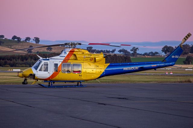 Bell 412 (VH-CQJ) - Babcock Mission Critical Services Australasia (VH-CQJ) Bell 412EP at Wagga Wagga Airport.