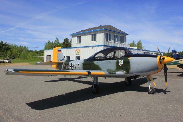 Piaggio P-149 (C-GGAF) - C-GGAF Focke Wulf RVA-Aéroport du lac à la Tortue QC. CSL3 08-06-2019.