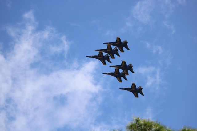 — — - Blue Angels Super Hornet practice in Pensacola, Florida 5/12/2021